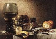 Pieter Claesz Still-Life with Oysters USA oil painting artist